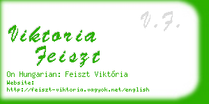 viktoria feiszt business card