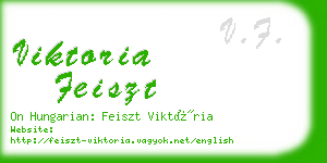 viktoria feiszt business card